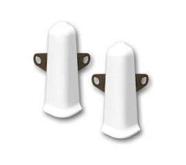 Угол наружный для плинтуса 85 мм DECONIKA 001 Белый, 1 шт. Д-П85-Нк-Ф2 001 БЕЛ 