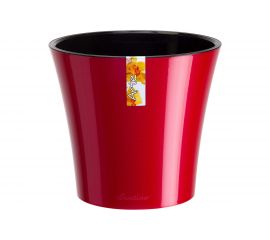 Горшок SANTINO АРТЕ 3.5 л, 19.5х17.5 см, красный/чёрный 049113 