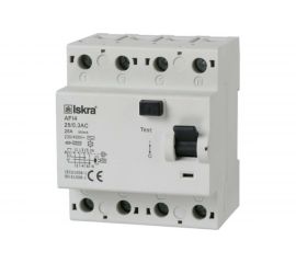 Устройство защитного отключения Iskra AFI4-25/0.3 УТ-00019662 