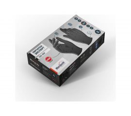 Перчатки Manipula Specialist ЭКСПЕРТ DG-023 нитрил, толщина 0.10 мм, черный Пер 724/7 