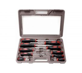 Набор отверток FORCEKRAFT магнитные, Profi, 10пр, в кейсе 27163 FK-7010A 