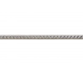 Молдинг стеновой ударопрочный влагостойкий серый бархат Decor-Dizayn 15x9Х2400 мм 215-25 