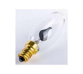 Декоративная лампа Uniel с типом свечения "эффект пламени" IL-N-C35-3/RED-FLAME/E14/CL UL-00002981 