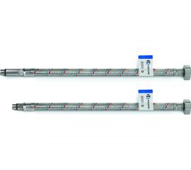 Подводка для смесителей AQUALINK стальная гайка, 60 см пара 4833 