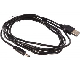 Кабель Gembird USB 2.0 AM/DC 3,5мм для хабов, 1.8м, экран, черный, пакет CC-USB-AMP35-6 