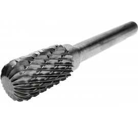 Борфреза твердосплавная по металлу сфероцилиндрическая с усеченным гладким торцом 8х18х6 мм S.E.B. 407SL-W0818 