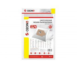 Мешки-пылесборники синтетические 12 шт + 2 микрофильтра для пылесоса Ozone XXL-52 