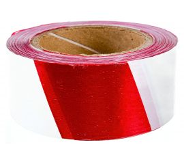 Оградительная сигнальная лента РемоКолор красно-белая, 50 мм х 200 м 49-7-201 