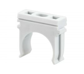 Серая крепеж-клипса для труб REXANT d 25 мм, 100 шт. 28-0125-2 