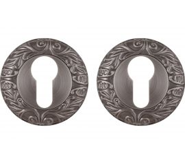 Накладка под цилиндр Fuaro ET SM AS-3 античное серебро 29595 