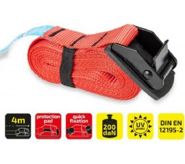 Ремень для крепления багажа Heyner быстрый зажим, 25 мм x 4 м 880400 