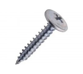 Саморез с пресс-шайбой по металлу 4,2х19 Саморезик полусфера, оцинков, острый 1кг SWPSHO-4,2х19-1 