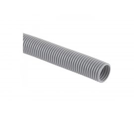 Гофра ЭРА ПВХ серый, d 20 мм, с зондом, легкая 10 м Б0036988 
