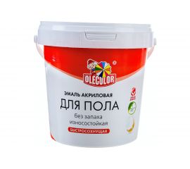 Акриловая эмаль для полов OLECOLOR цвет серый туман, 1 кг 4300008756 