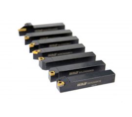 Набор резцов со сменными твердосплавными пластинами TiN (7 шт; 20 мм) MetalMaster 18338 