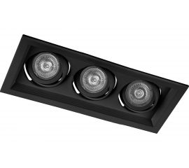 Встраиваемый потолочный светильник FERON MR16 G5.3 черный, DLT203 32443 