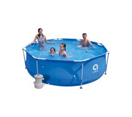 Каркасный бассейн JILONG ROUND 300х76 см, голубой 17798EU 