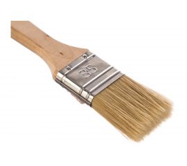 Флейцевая кисть для красок Лазурный берег смешанная щетина, деревянная ручка КФ 35*12 