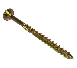 Саморез по дереву HIMTEX проф. желт. потай Torx 25 5x70 200 шт. 05070Fh 