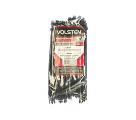 Хомут Volsten V02-1B-4,8х200-100 черный нейлон 4,8х200 100шт. 12963 