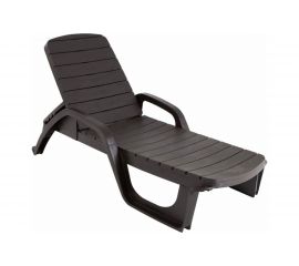 Пластиковый лежак Garden Story Прованс шоколад 3730-МТ003 