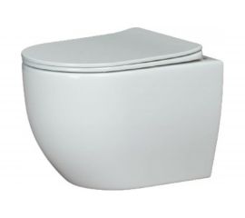 Подвесной унитаз Ceramica Nova MIA Rimless с крепежом, с сиденьем-крышкой с микролифтом CN1805 