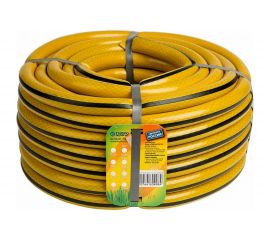 Поливочный трехслойный шланг Гидроагрегат 3/4"", 20 м, желтый с черной полосой 0Р-00014363 
