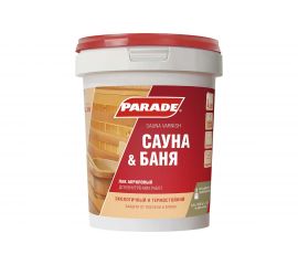 Лак для саун акриловый PARADE L30 Сауна & Баня п/мат 0,9 л Россия 90003239880 