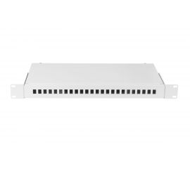 Оптический кросс NIKOMAX 19, 1U, до 24 SC портов или 48 LC портов, серый, NMF-RP24SC-WS-ES-1U-GY 