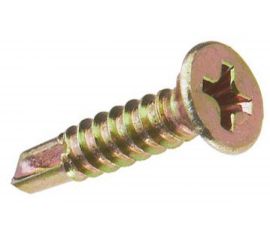 Оконный саморез Метизный двор 3,9x16 сверло, желтый, 1000 шт. 4607159062949 