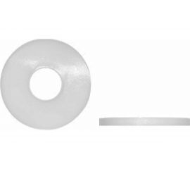 Плоская (увеличенная) полиамидная (пластиковая) шайба DINFIX DIN 9021, D6, 50 шт. 00-00001761 