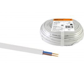 Шнур TDM ШВВП 2х0,75 ГОСТ 10м, белый SQ0120-0004 