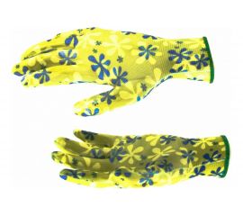 Садовые перчатки PALISAD из полиэстера с нитриловым обливом, зеленые, M PALISAD 67742 