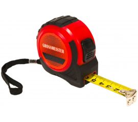 Рулетка GROSSMEISTER резинопластиковый корпус, 10м х 25мм 009002004 