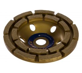 Чашка алмазная шлифовальная 2-рядная серия Эксперт (110х15 мм) ПРАКТИКА 030-955 