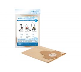 Мешки-пылесборники бумажные (5 шт; до 20 литров) для профессиональных пылесосов AIR Paper P-204/5 