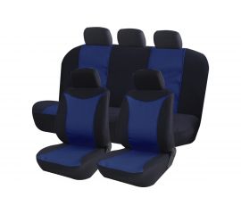 Чехлы для автомобильных сидений KRAFT PRESTIGE универсальные, полиэстер/жаккард, черно-синие KT 835618 