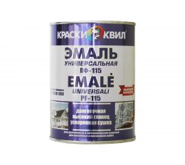 Эмаль Краски квил ПФ-115 Универсальная, синяя, банка 0,9 кг 4607023394046 
