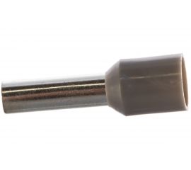 Конечная изолированная гильза HAUPA НШВИ, 4/10 цвет серый упаковка 100 шт. 270814 