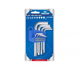 Набор Г-образных шестигранников 1.5-10мм, 9шт KING TONY 20219MR 