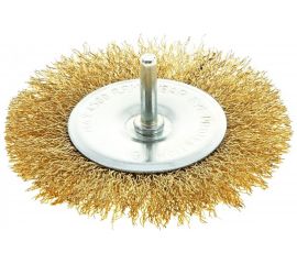 Щетка плоская металлическая со шпилькой 100 мм для дрели TUNDRA 1032378 