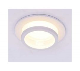 Встраиваемый алюминиевый светильник ЭРА KL89 WH MR16/GU5.3 белый Б0054356 