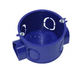 Монтажная коробка Bylectrica для гипсокартона евростандарт с винтами для бетона и кирпича, диаметр 66,2 КЕ-231 исп.1 