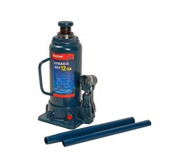 Гидравлический бутылочный домкрат MEGAPOWER M-91204 12т выс.подъема 230-465мм с клапаном 1 3 T91204 