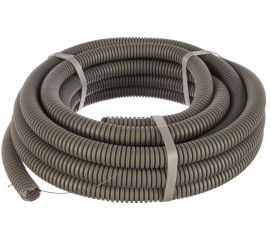 Труба ПВХ Экопласт гофрированная легкая, с зондом диаметр 25 мм, 10м 10125-10B 