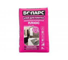 Клей для плитки БОЛАРС Плюс 25 кг 00000003740 