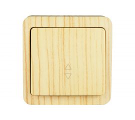 Выключатель Lezard, VIOLA, проходной, белёный дуб, 751-5200-105 