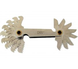 Набор резьбовых шаблонов CNIC №2 D55 гр для дюймовой резьбы из 17шт. 4-28 38504 