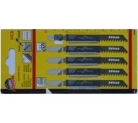 Пилки Т-227 D (5 шт; 3.0 мм; HSS; EU-хвостовик) для лобзика SKRAB 20892 