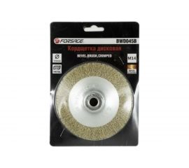 Кордщетка дисковая латунная для УШМ 115 мм, М14 F-BWD045B Forsage 50867 